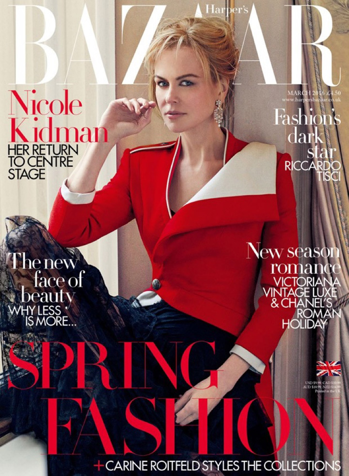 Nicole Kidman 登封面展現極致優雅