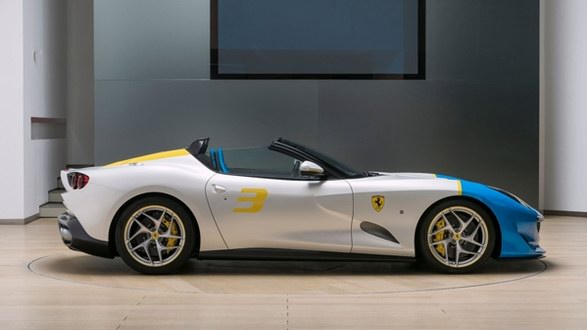 世界唯一:法拉利私人定制版敞篷跑車Ferrari SP3JC亮相!