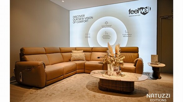 Natuzzi Editions納圖茲意迪森登陸杭州萬象天地,米蘭展矚目之作Nuvia中國首發